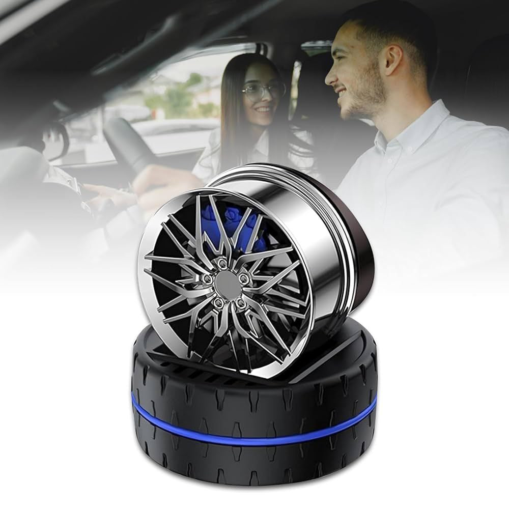 Solar rotating Car Dashboard Air Freshener